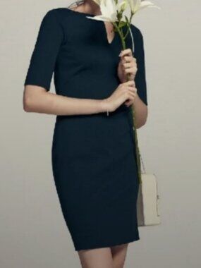 M.M. La Fleur Narie Dress in Navy
